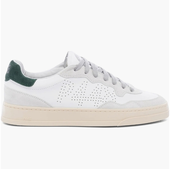 P448 x Project Sustainability White/Gray/ Sneakers Size 38 New - Picture 3 of 16